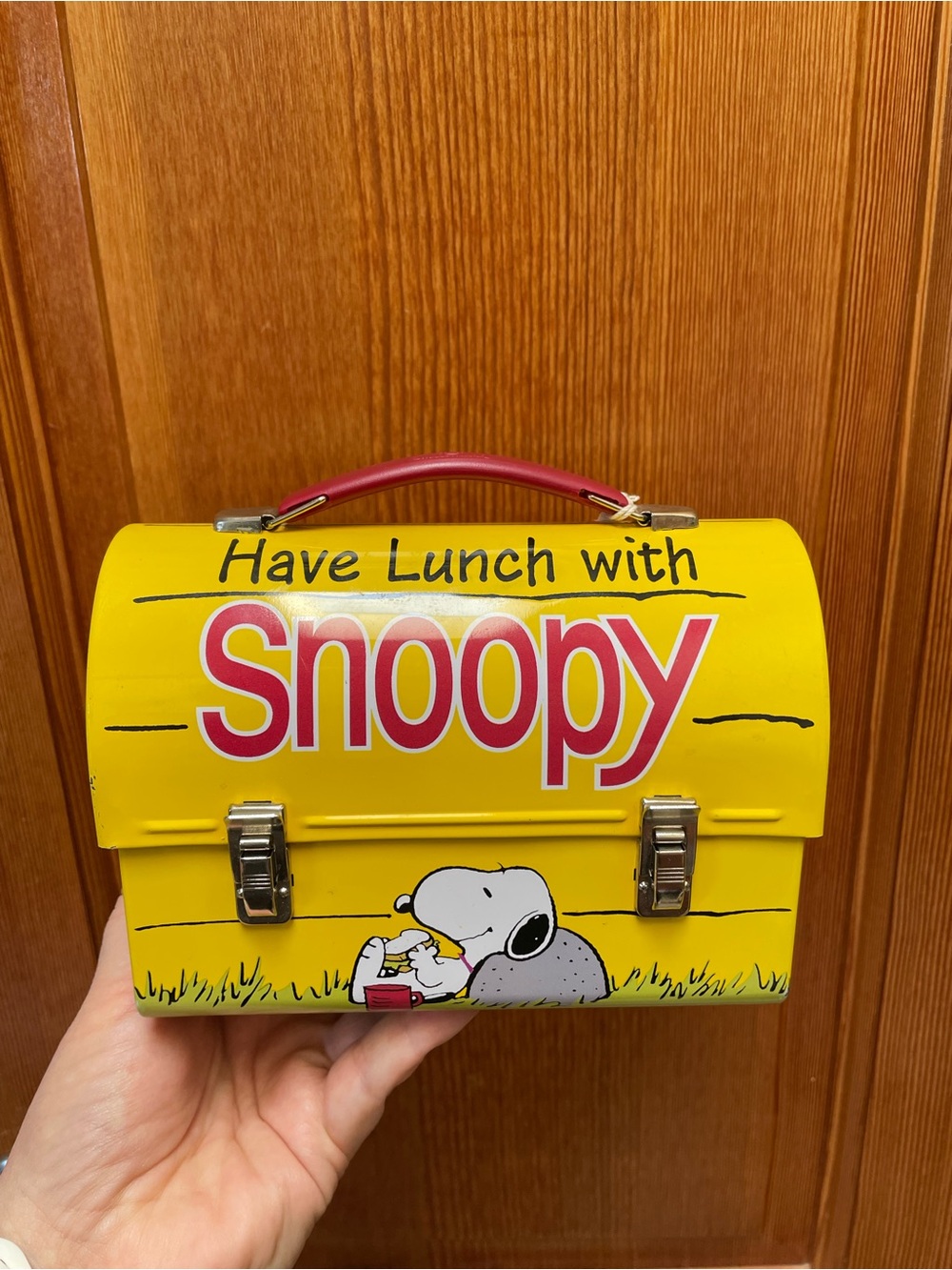 Limited Edition Vintage Snoopy Tin Lunch Box NWT